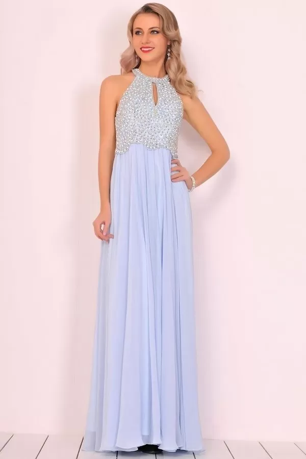 2024 New Arrival Scoop Chiffon With Beading Prom Dresses PGXK27QB