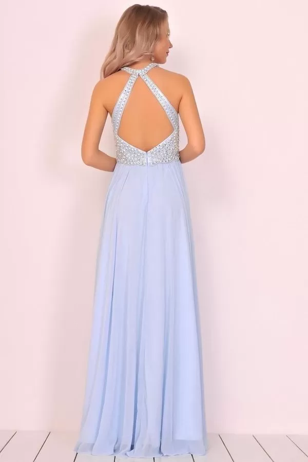 2024 New Arrival Scoop Chiffon With Beading Prom Dresses PGXK27QB