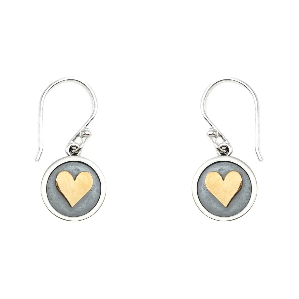 Active Charm Earrings - Heart