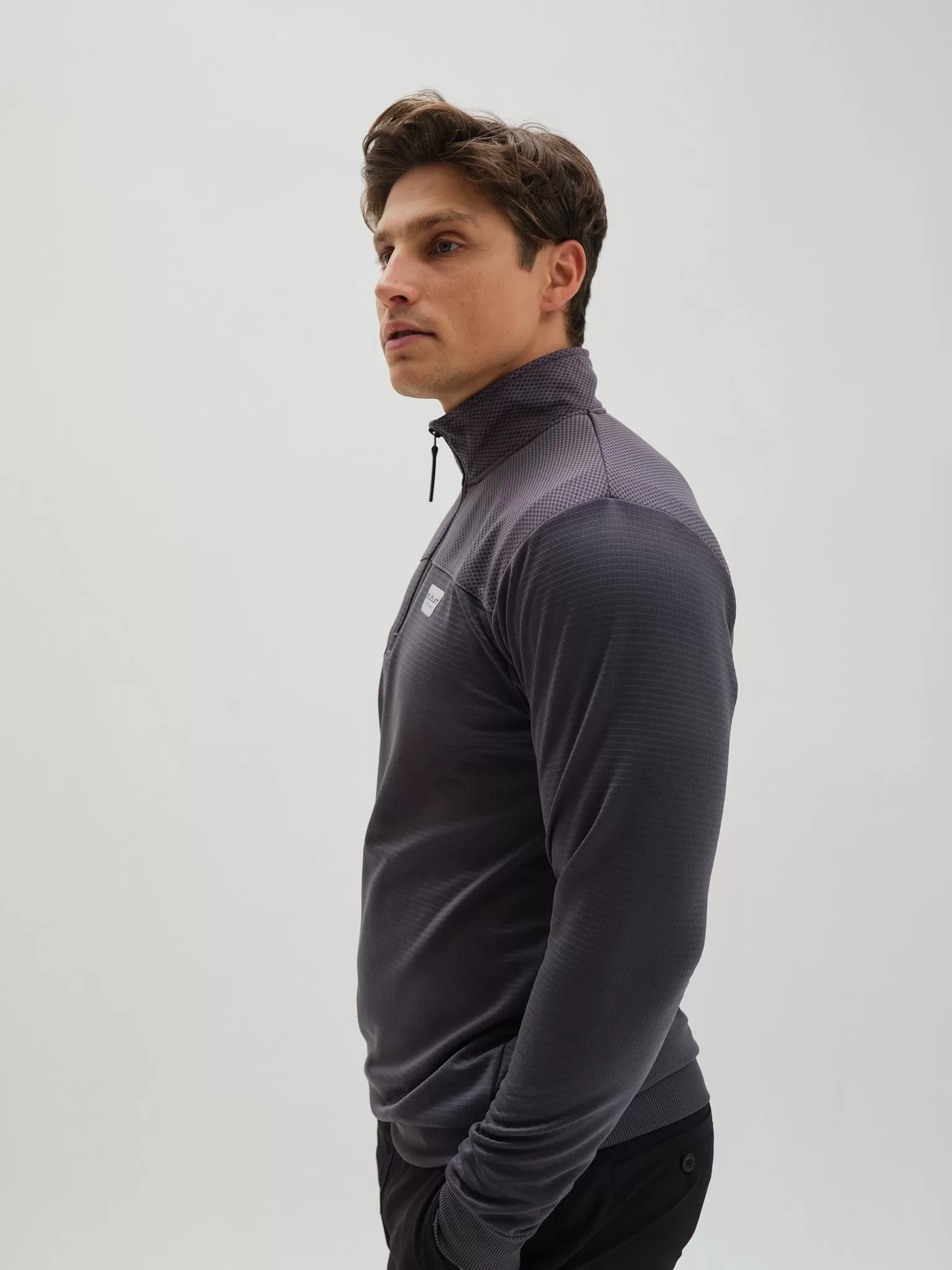 Active-tech Zip Neck Top