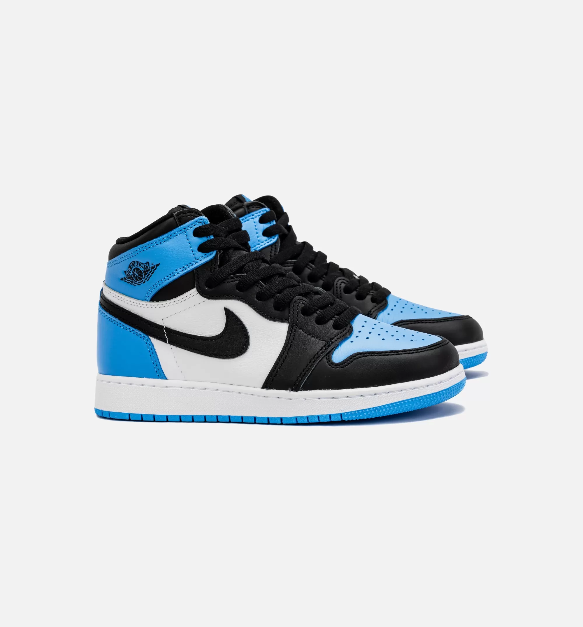 Air Jordan 1 Retro High OG University Blue Grade School Lifestyle Shoe - Black/Blue