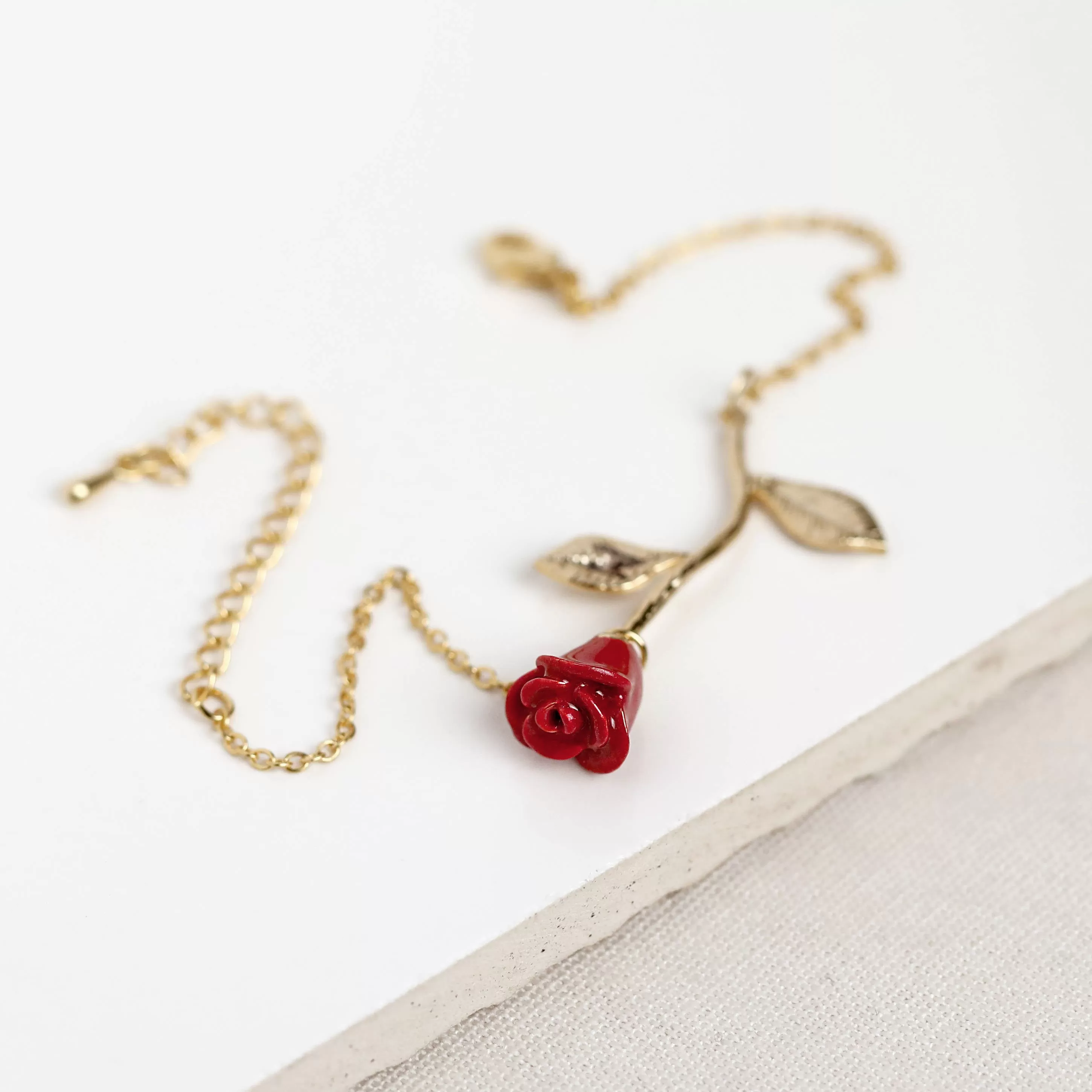 Anni Red Rose Bracelet