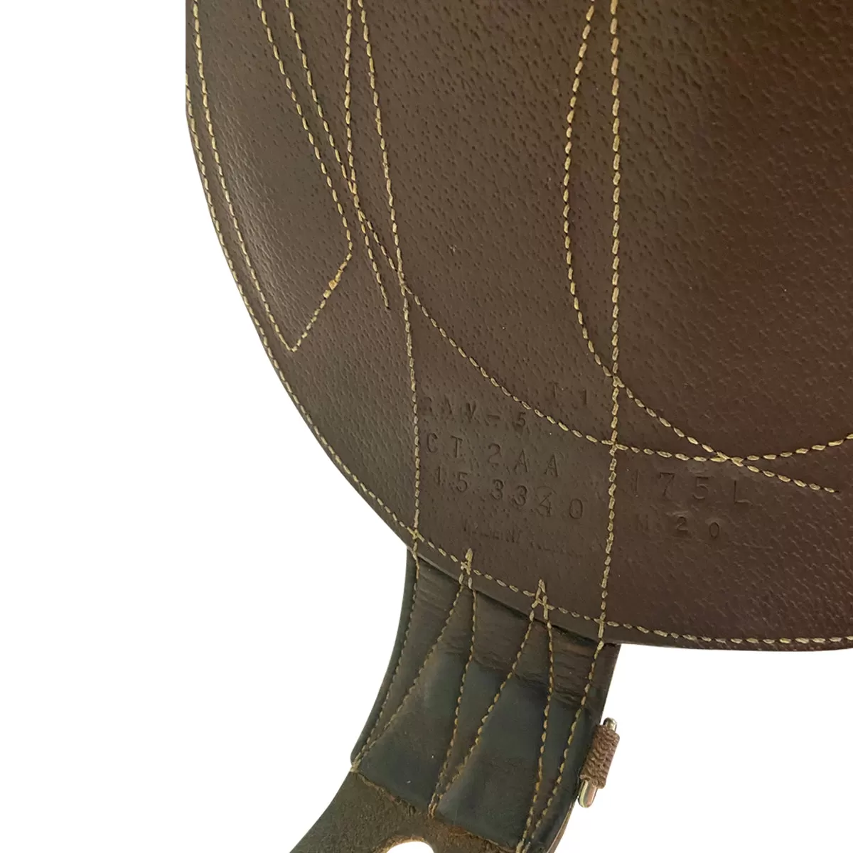 Antarès 2015 Buffalo Monoflap Jump Saddle in Brown - 17.5 Forward Flap