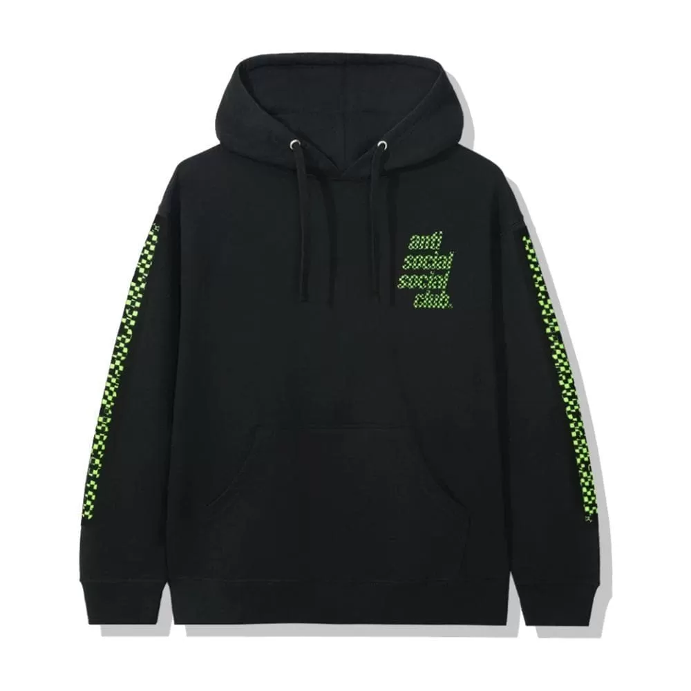 AntiSocialSocialClub FOOD COURT BLACK HOODIE-BLACK