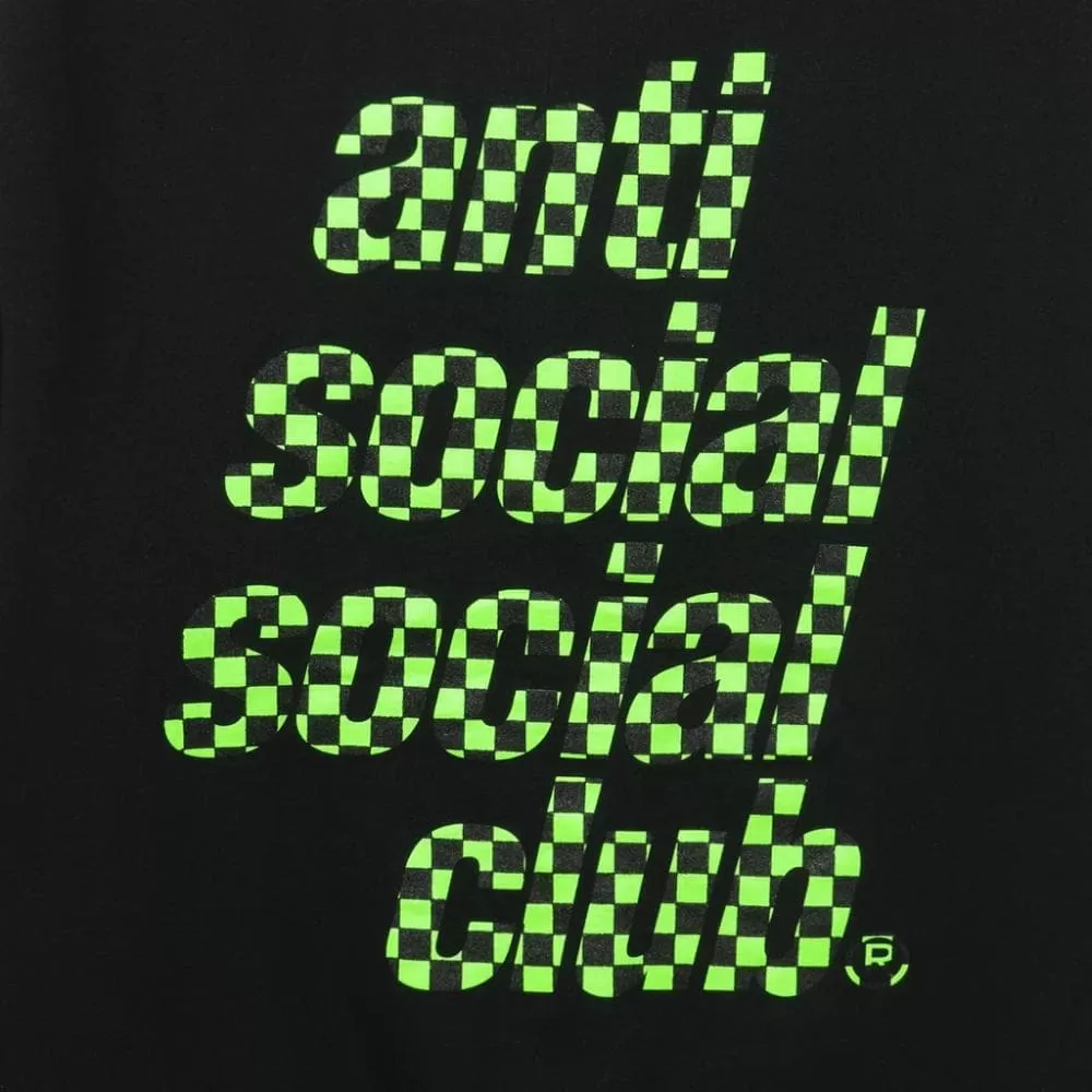 AntiSocialSocialClub FOOD COURT BLACK HOODIE-BLACK