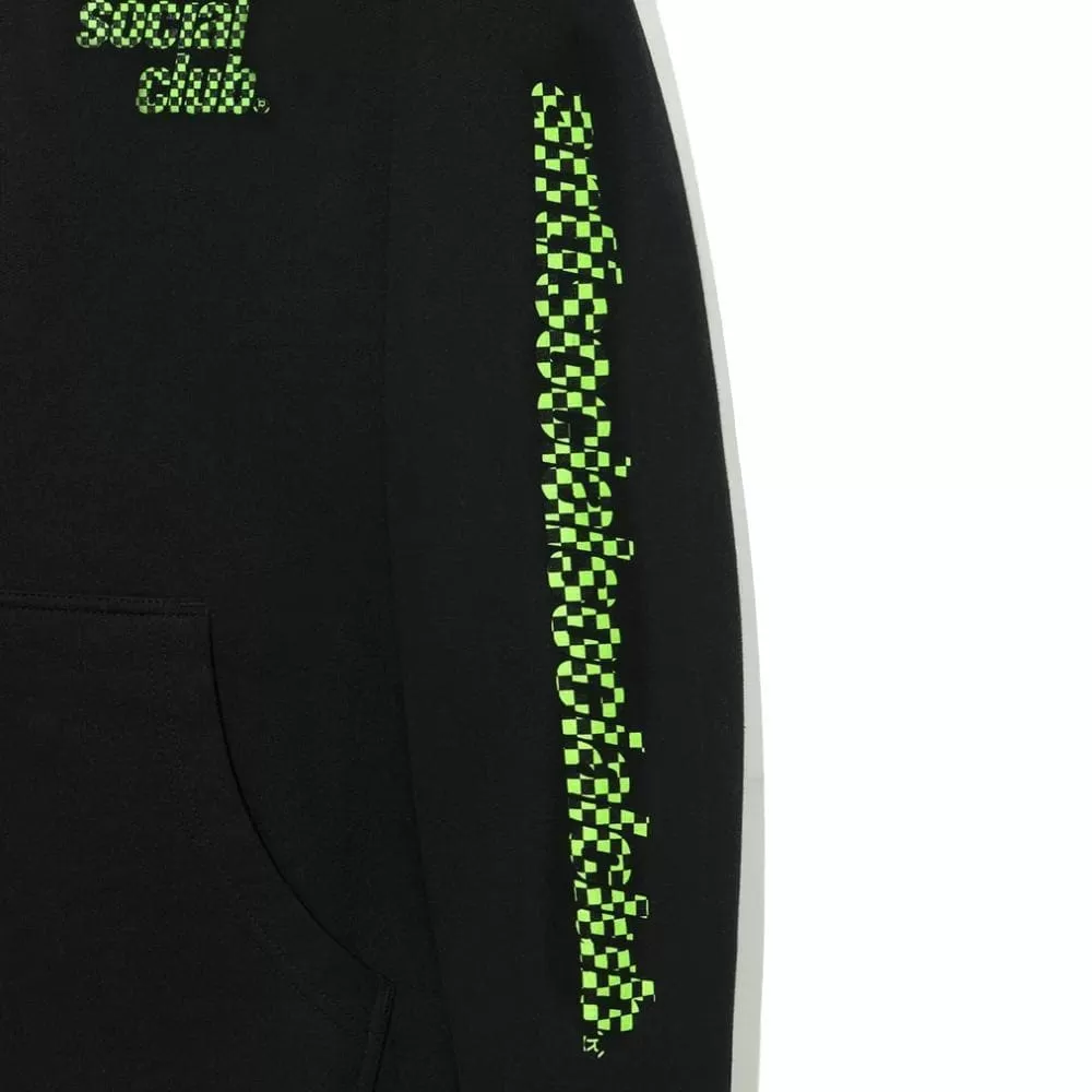 AntiSocialSocialClub FOOD COURT BLACK HOODIE-BLACK