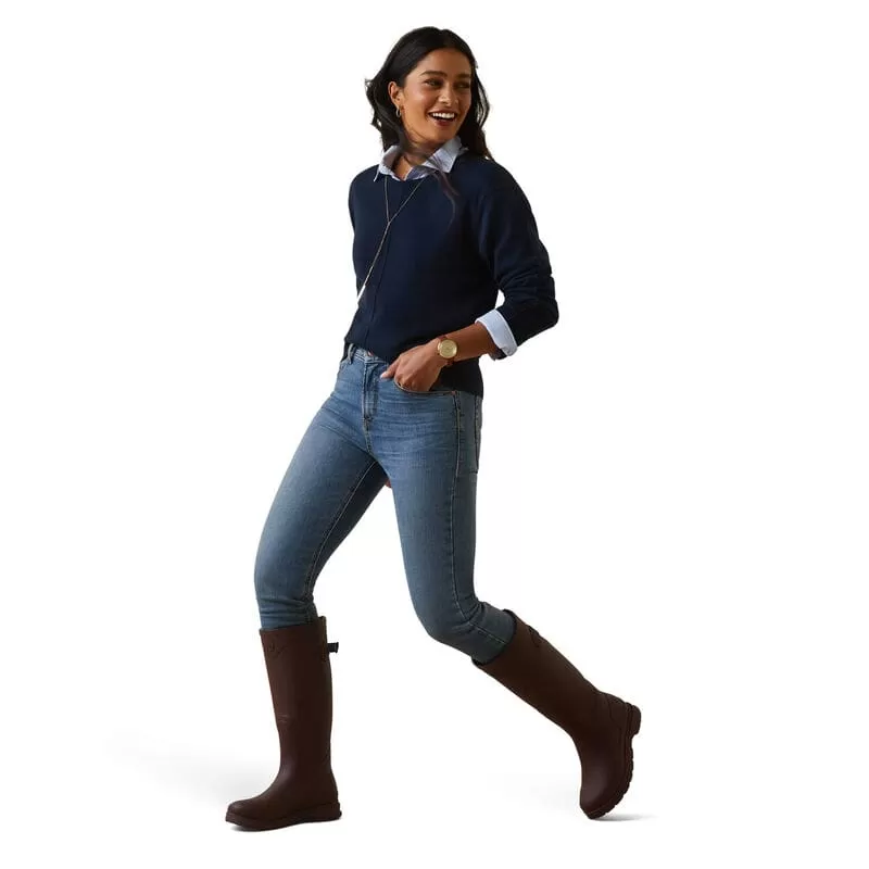 Ariat Ladies Peninsula Sweater Navy