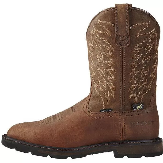 Ariat Men's Groundbreaker 10" Stl Toe WP MetGuard Western Work Boot - 10020063