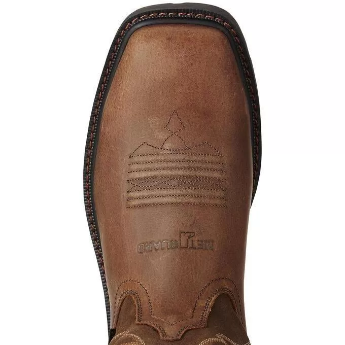 Ariat Men's Groundbreaker 10" Stl Toe WP MetGuard Western Work Boot - 10020063