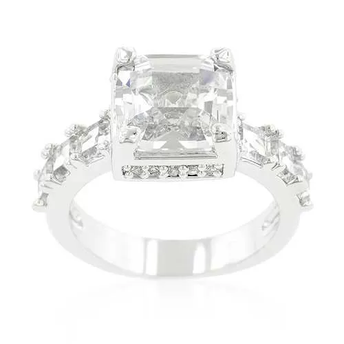 Asscher Cut Engagement Ring