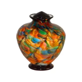 Autumn Greco Handblown Glass Urn