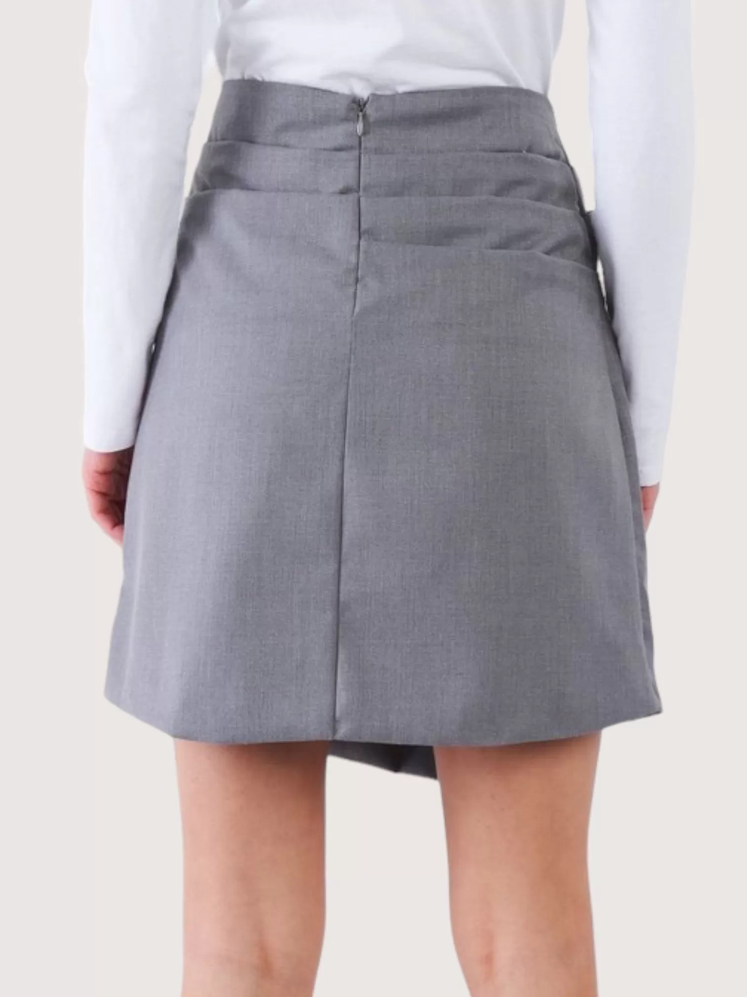 Belted Tie Mini Skirt