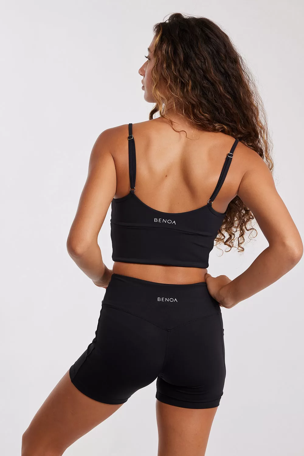 Benoa Swim Active Tank Top in Black