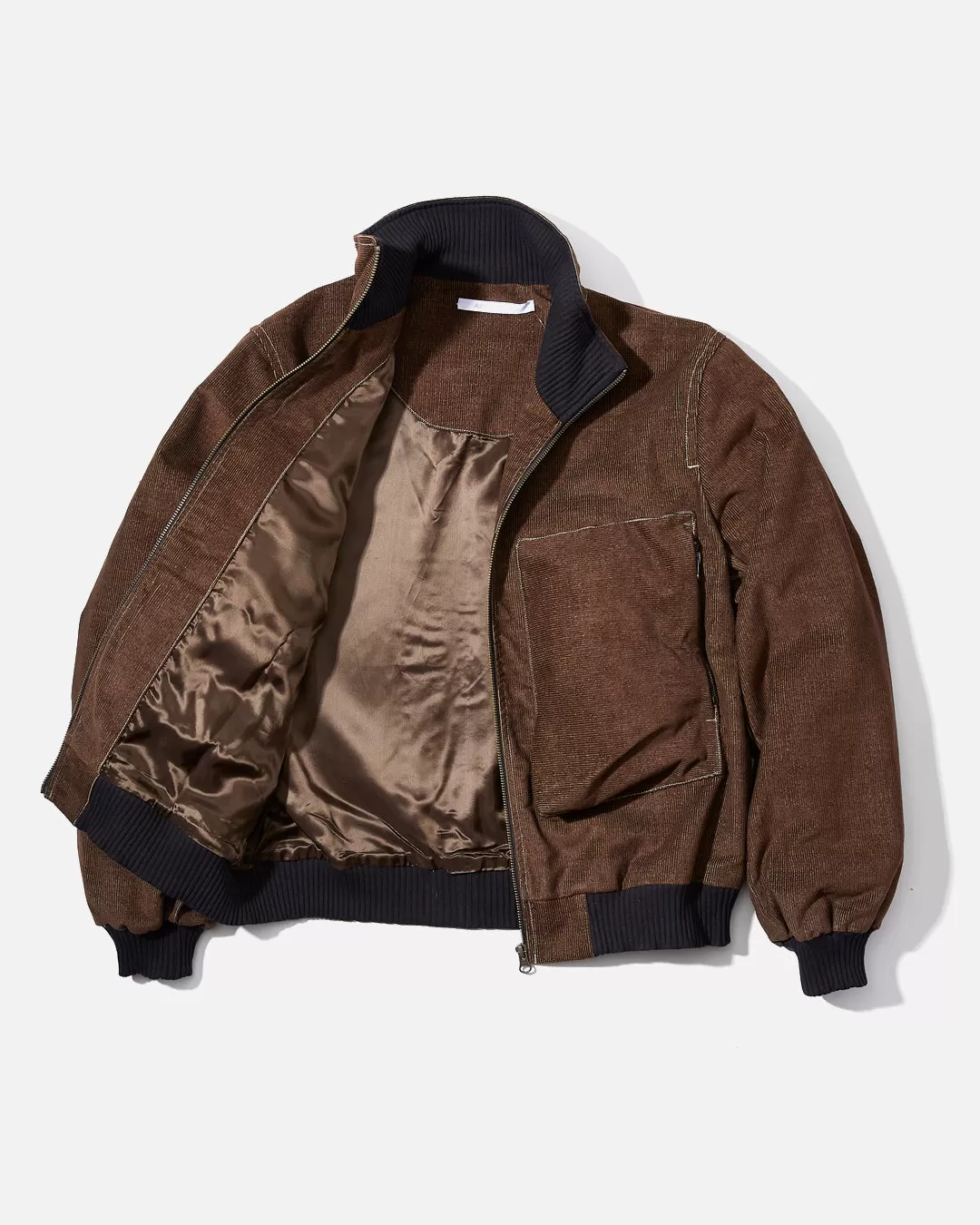 Bomber Jacket - Rust Brown