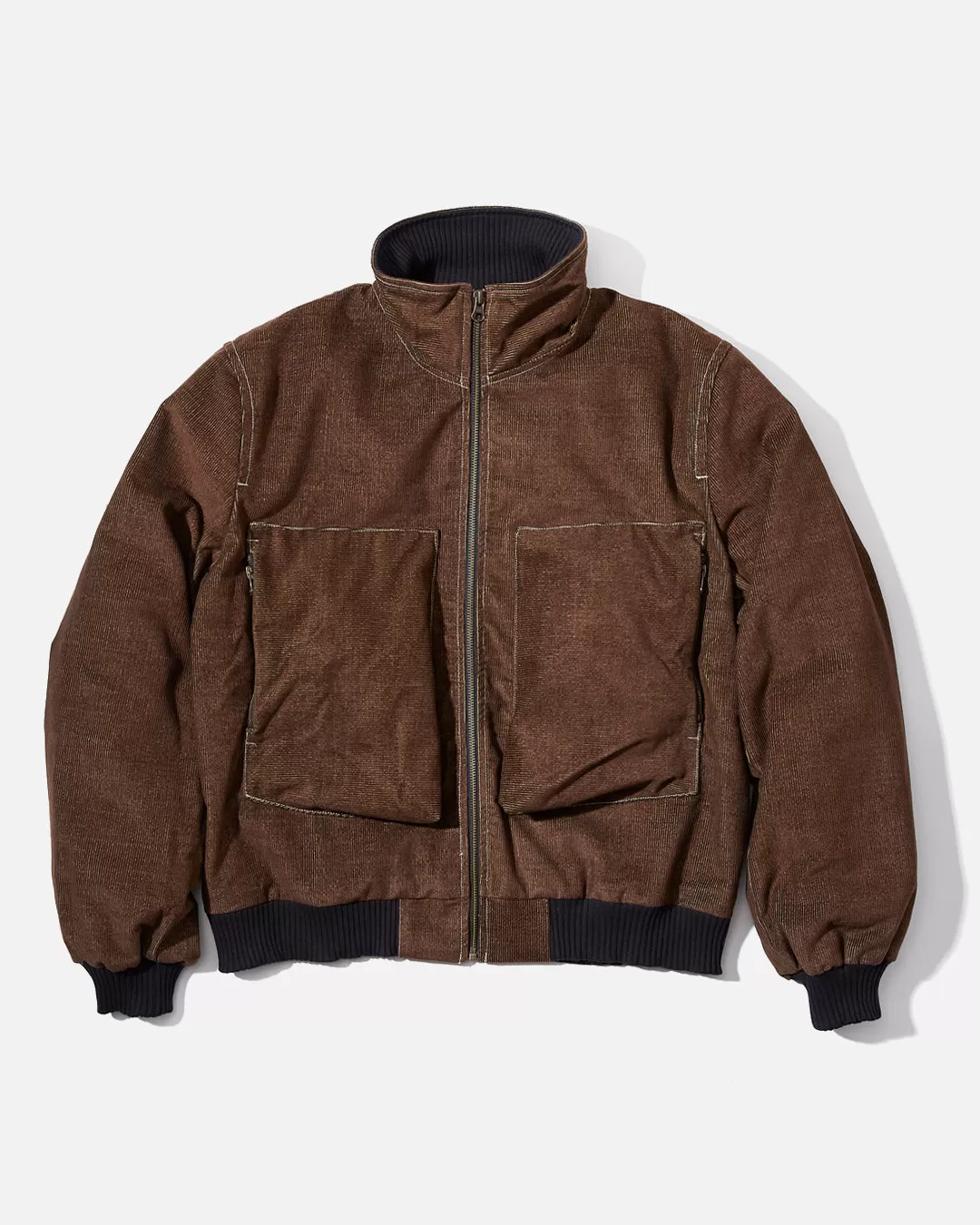 Bomber Jacket - Rust Brown