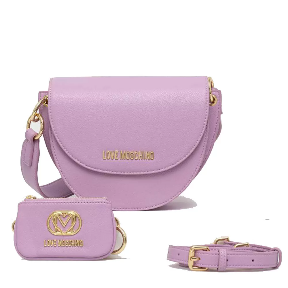 Borsa Donna a Spalla e Tracolla LOVE MOSCHINO Lilla JC4087