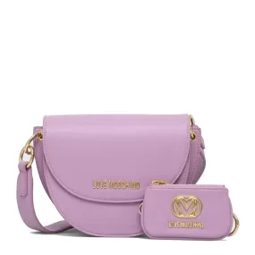 Borsa Donna a Spalla e Tracolla LOVE MOSCHINO Lilla JC4087