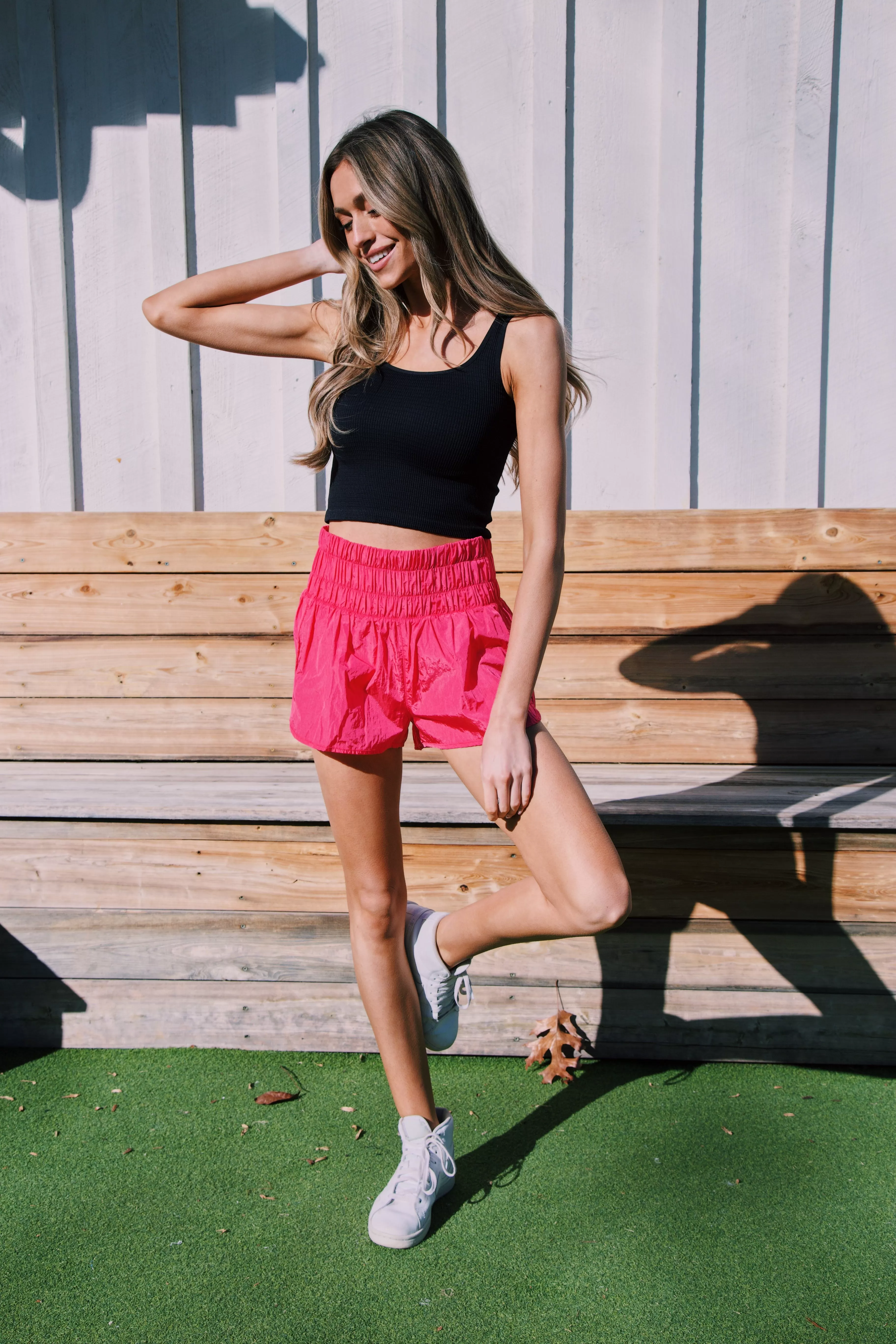 Bring It On Active Shorts, Fuchsia