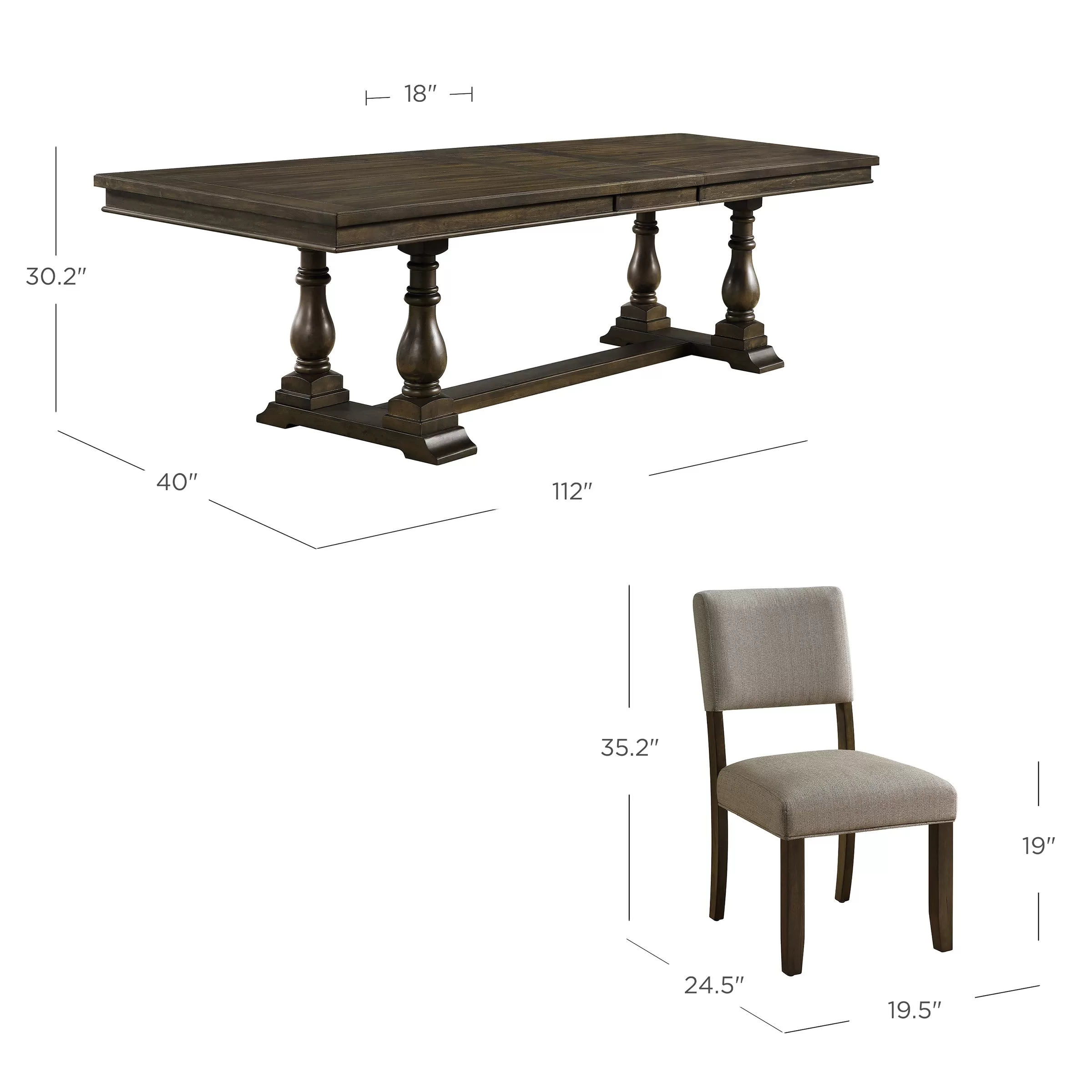 Callan 9-Piece Dining Table Set