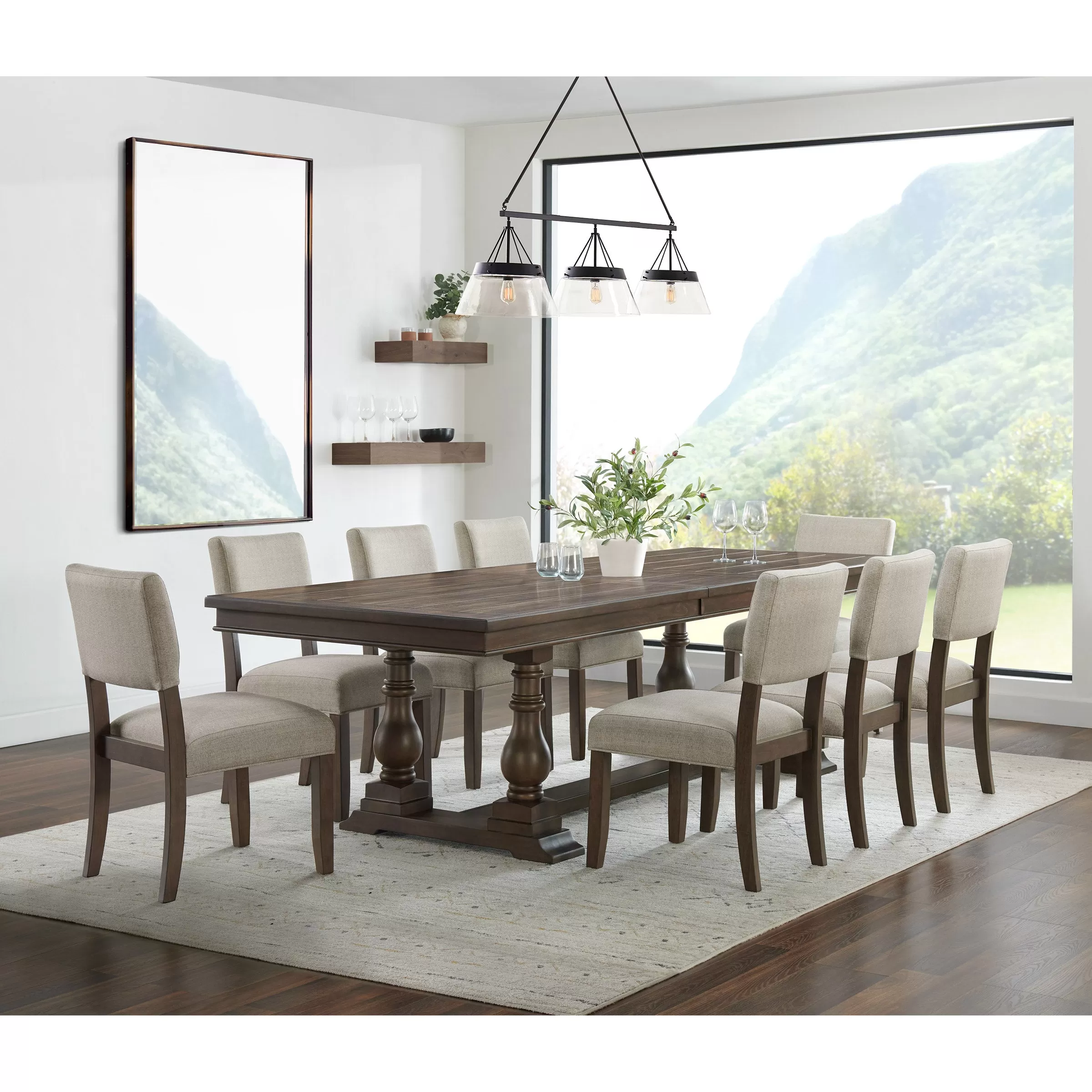 Callan 9-Piece Dining Table Set