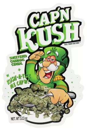 Cap N Kush Sticker - 3.5x5.5