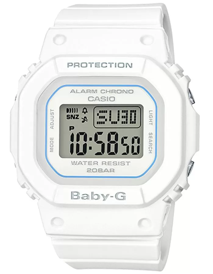 Casio Baby-G Ladies BGD560 Series Watch - Matte White- Digital - 200M