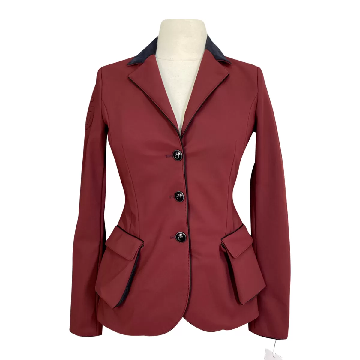 Cavalleria Toscana Competition Jacket in Burgundy/Black - Women's IT 38 (US 4)