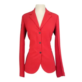 Cavalleria Toscana R-EVO Competition Riding Jacket in International Red - Women's IT 42/US 8