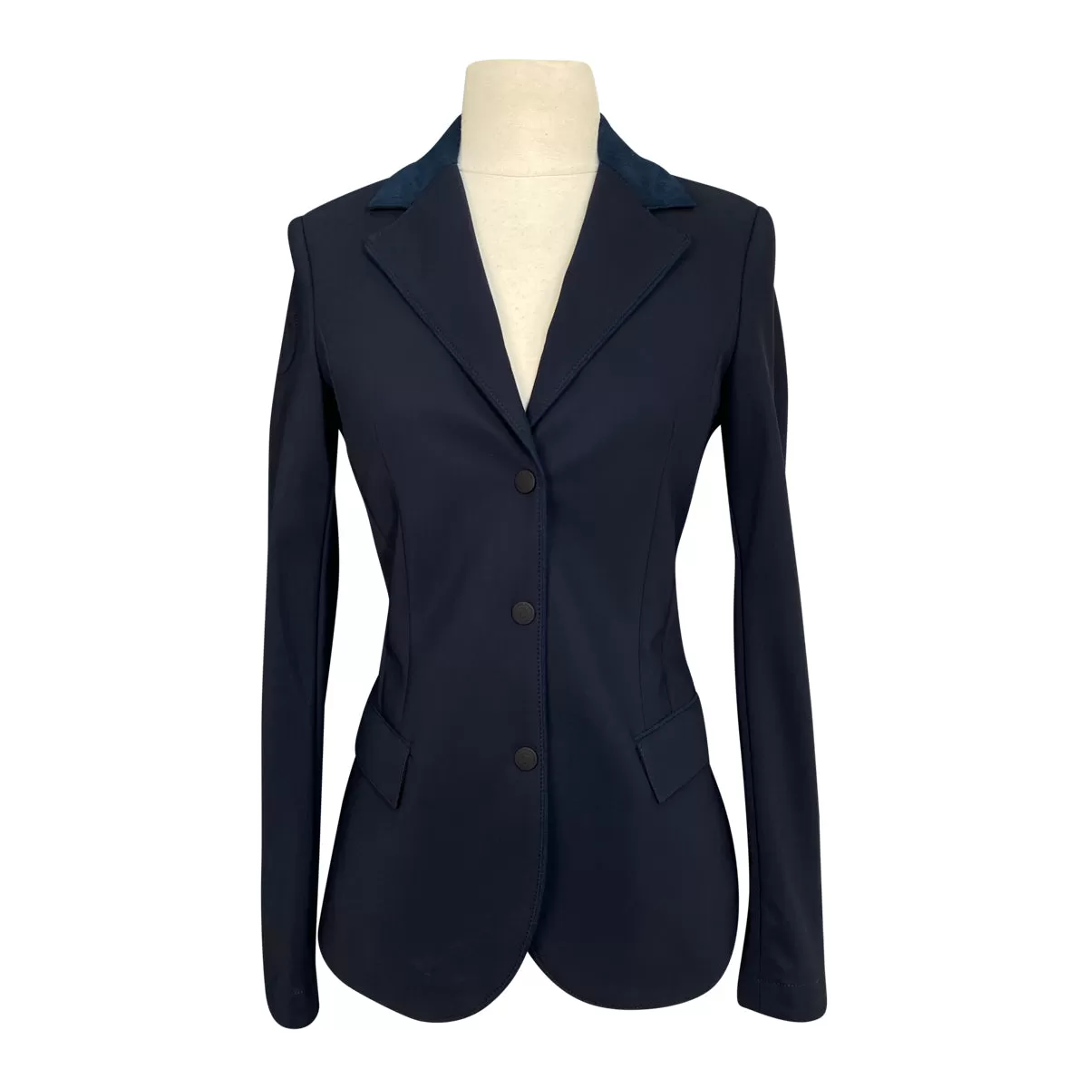 Cavalleria Toscana Zip Riding Jacket in Navy - Women's IT 42/US 8