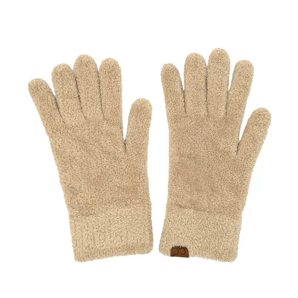 C.C Plush Terry Chenille Gloves