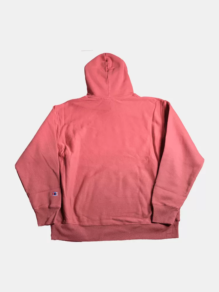 Champion Reverse Weave Ombre Hood - Siesta Pink