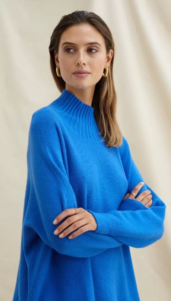 Charli Alma Sweater Cobalt Blue