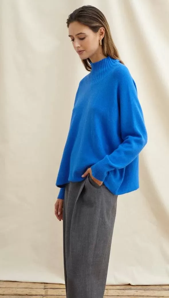 Charli Alma Sweater Cobalt Blue