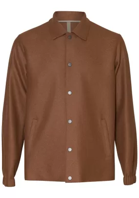 Coach Jacket Pressed Wool Toffee