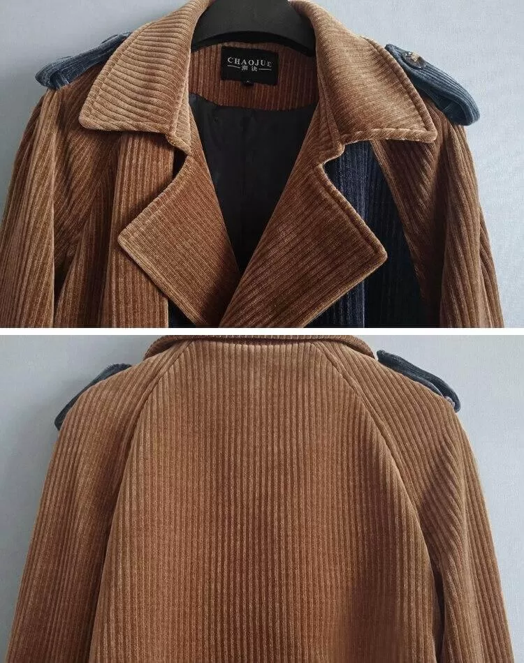 Corduroy Winter Coat For Men