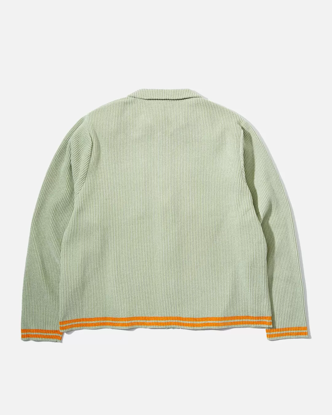 Cordy Knit Jacket - Mint Green