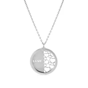 Daily Chic "LOVE" Engravable Circle Necklace