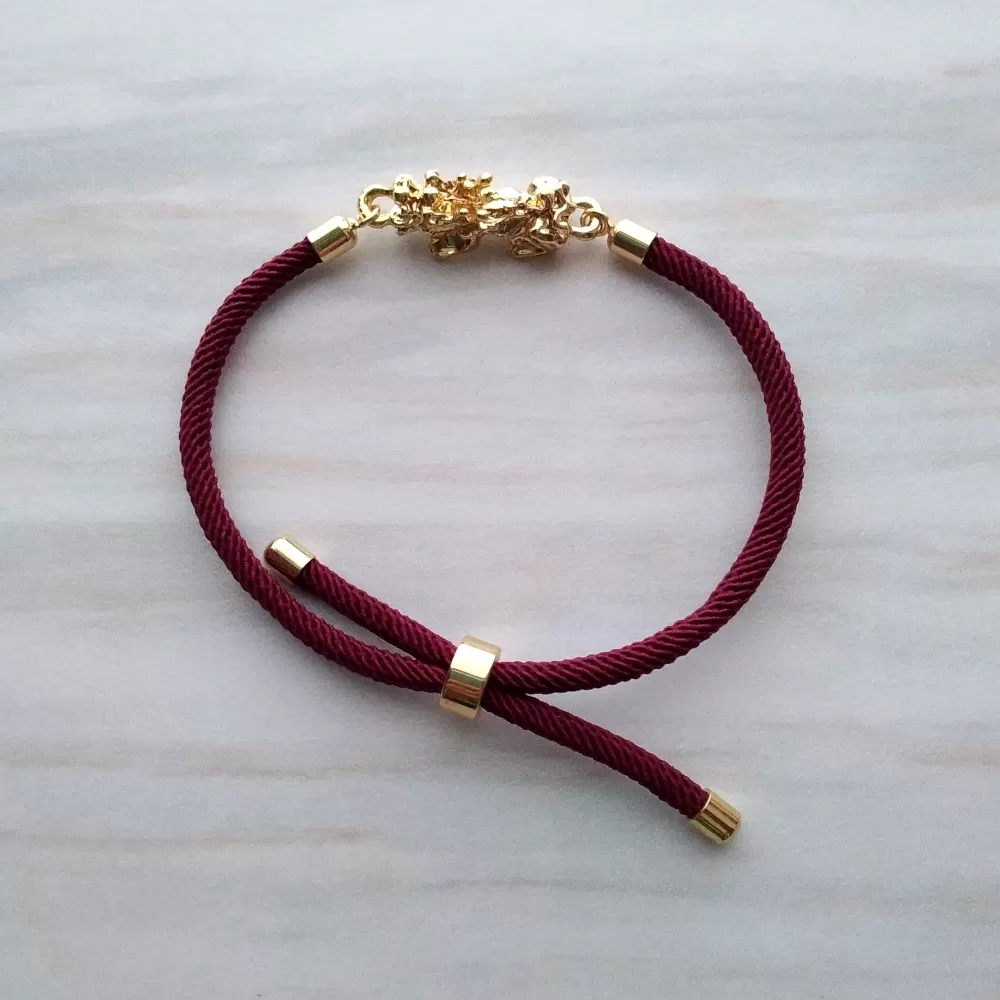 Dani Piyao Corded Slider Bracelet