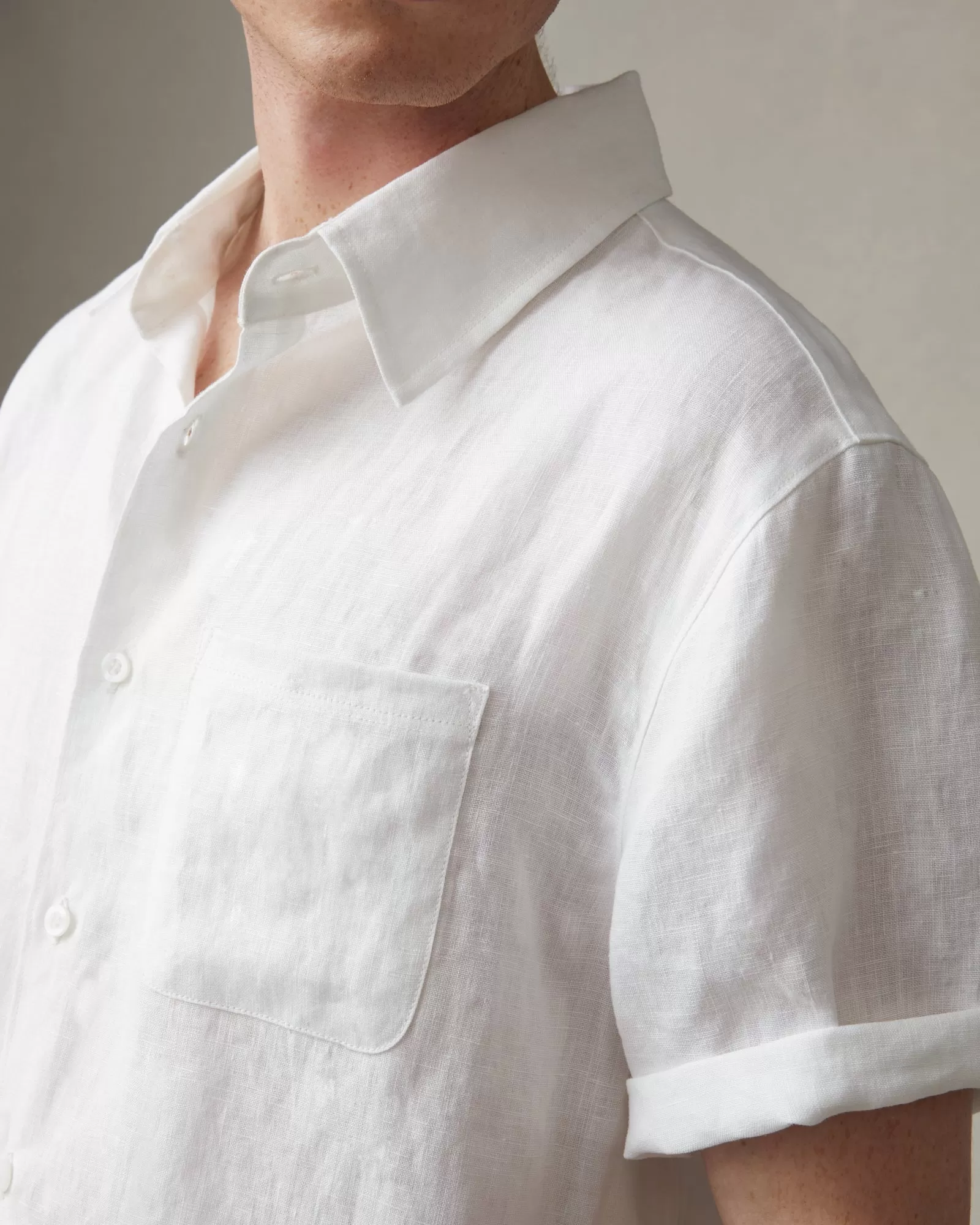 Easy Linen Shirt - White