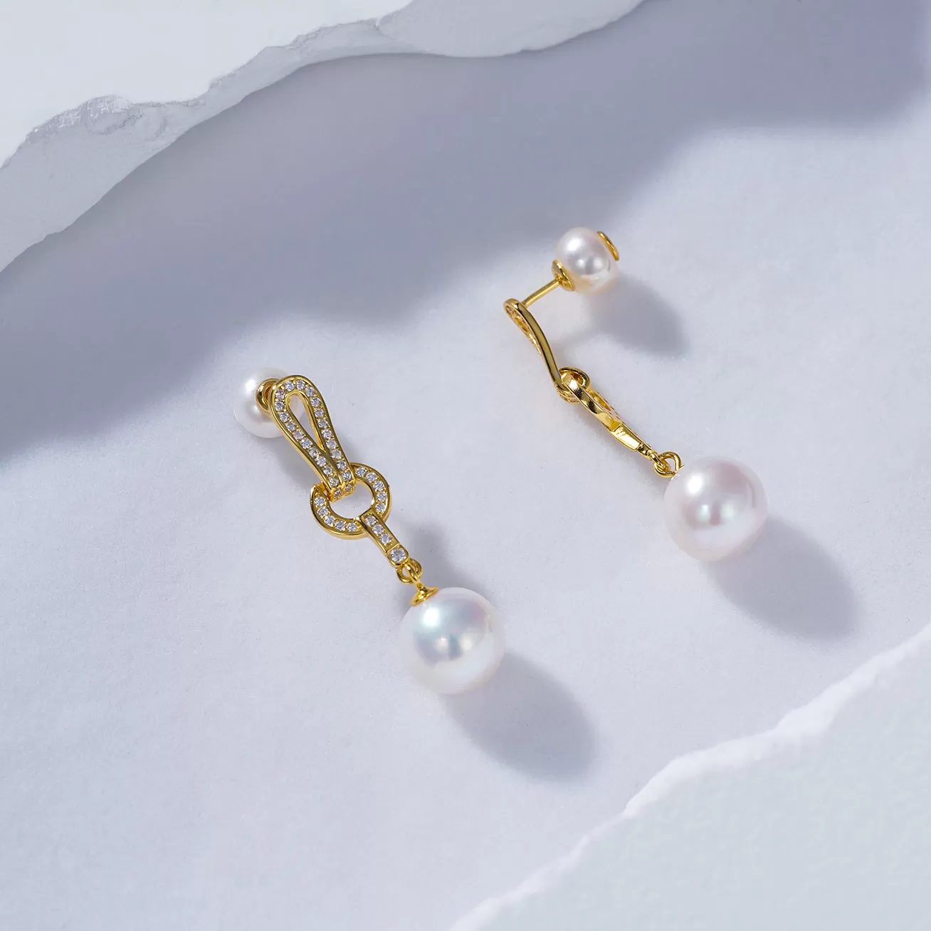 Elegant Freshwater Pearl Earrings WE00670