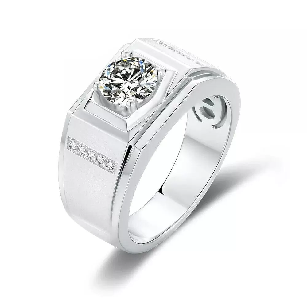 Elegant Moissanite 925 Sterling Ring