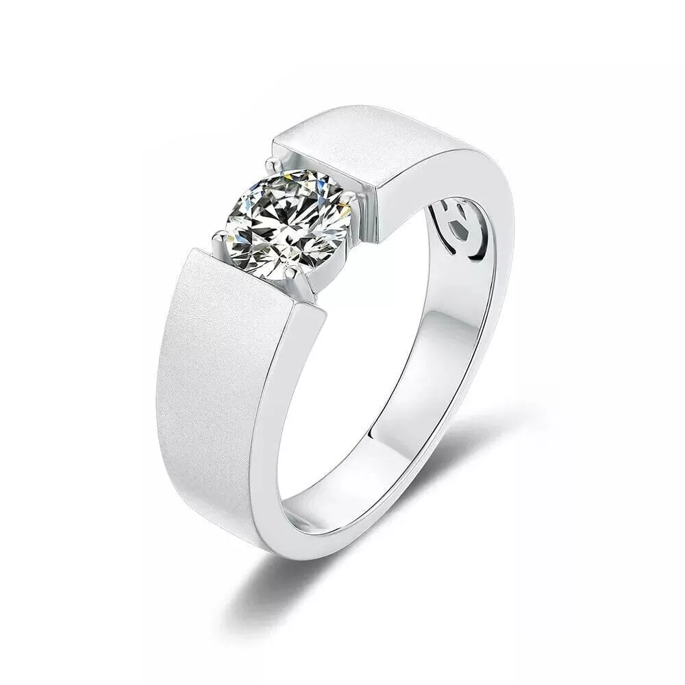 Elegant Moissanite 925 Sterling Ring