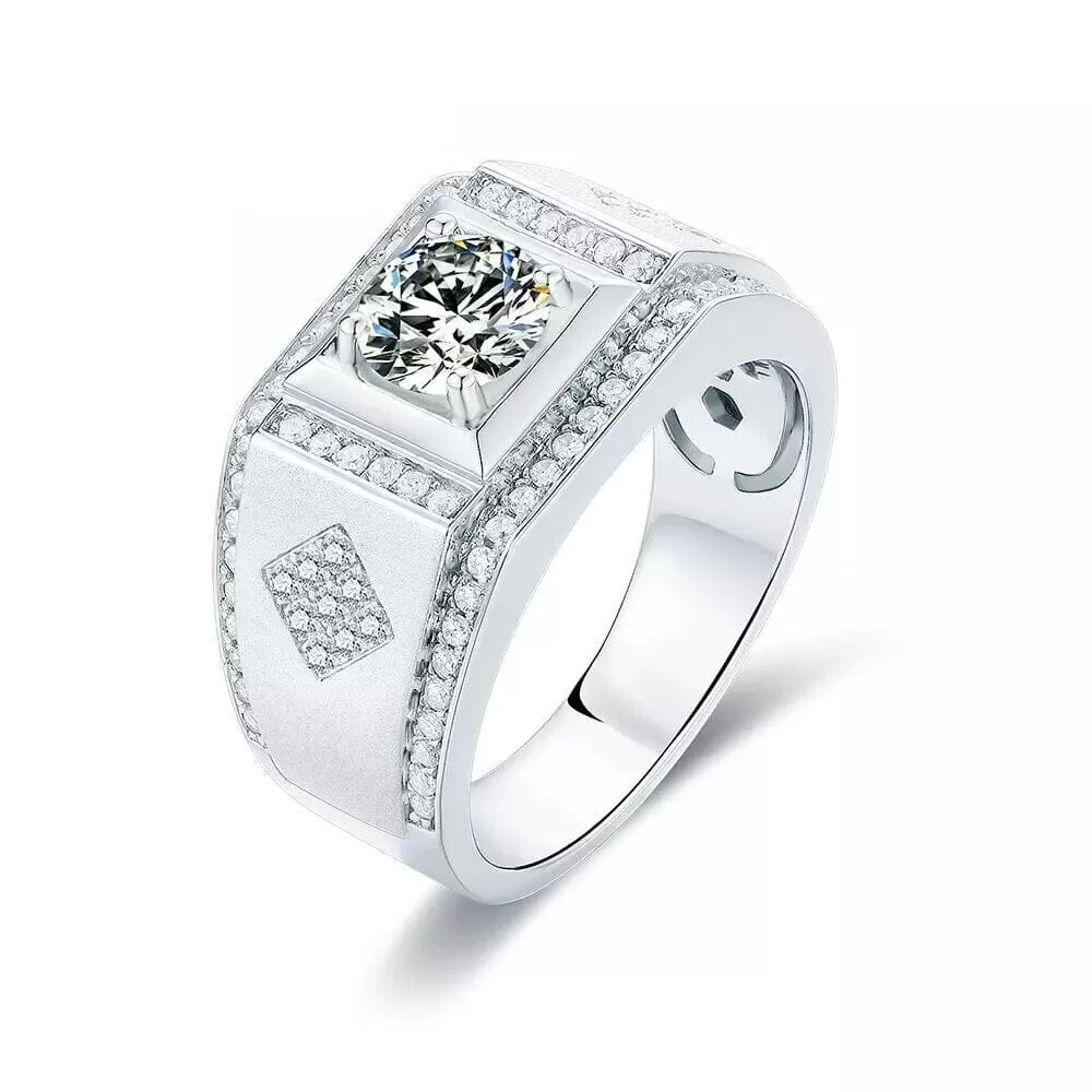 Elegant Moissanite 925 Sterling Ring