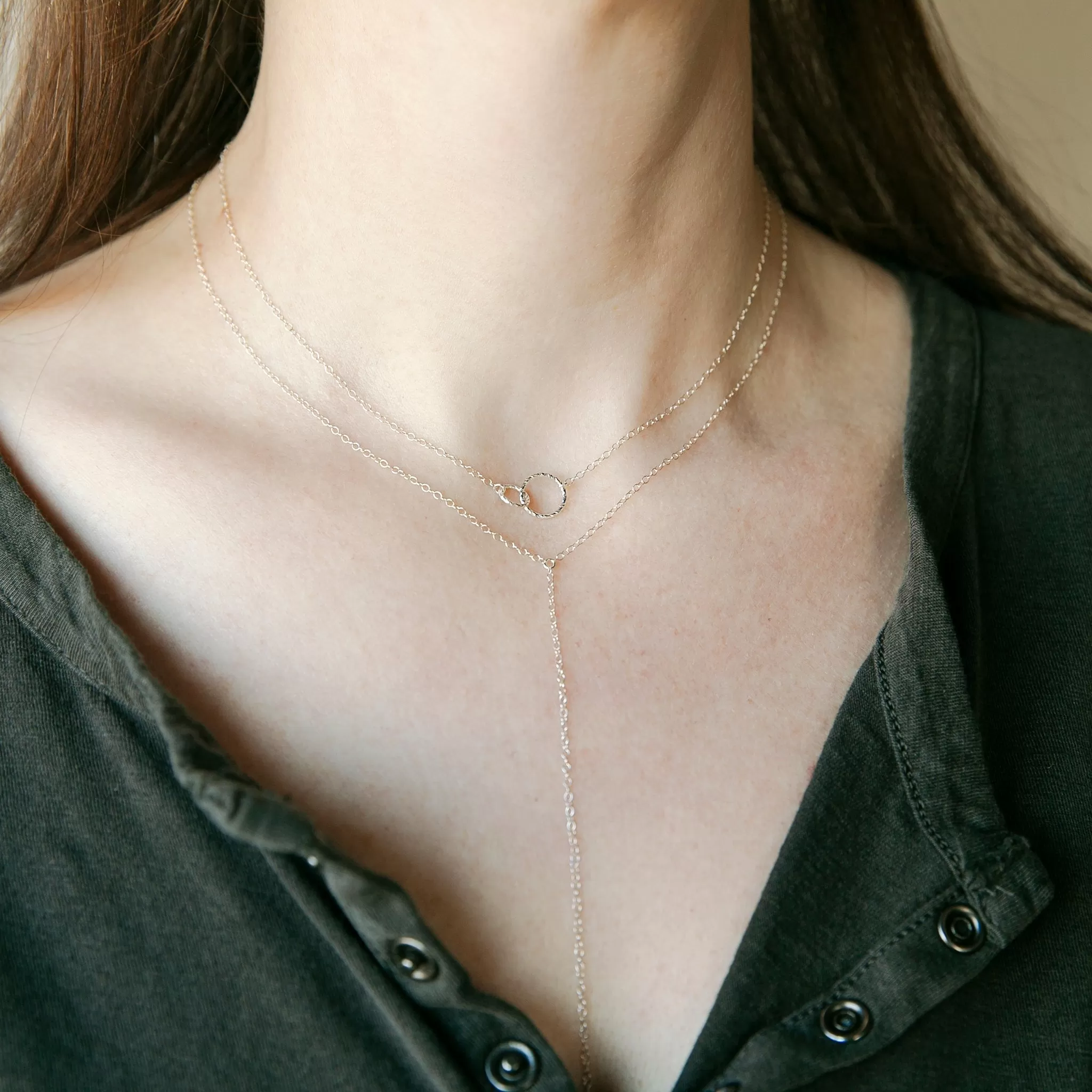 Ella   Aria Y Necklace Layering Set