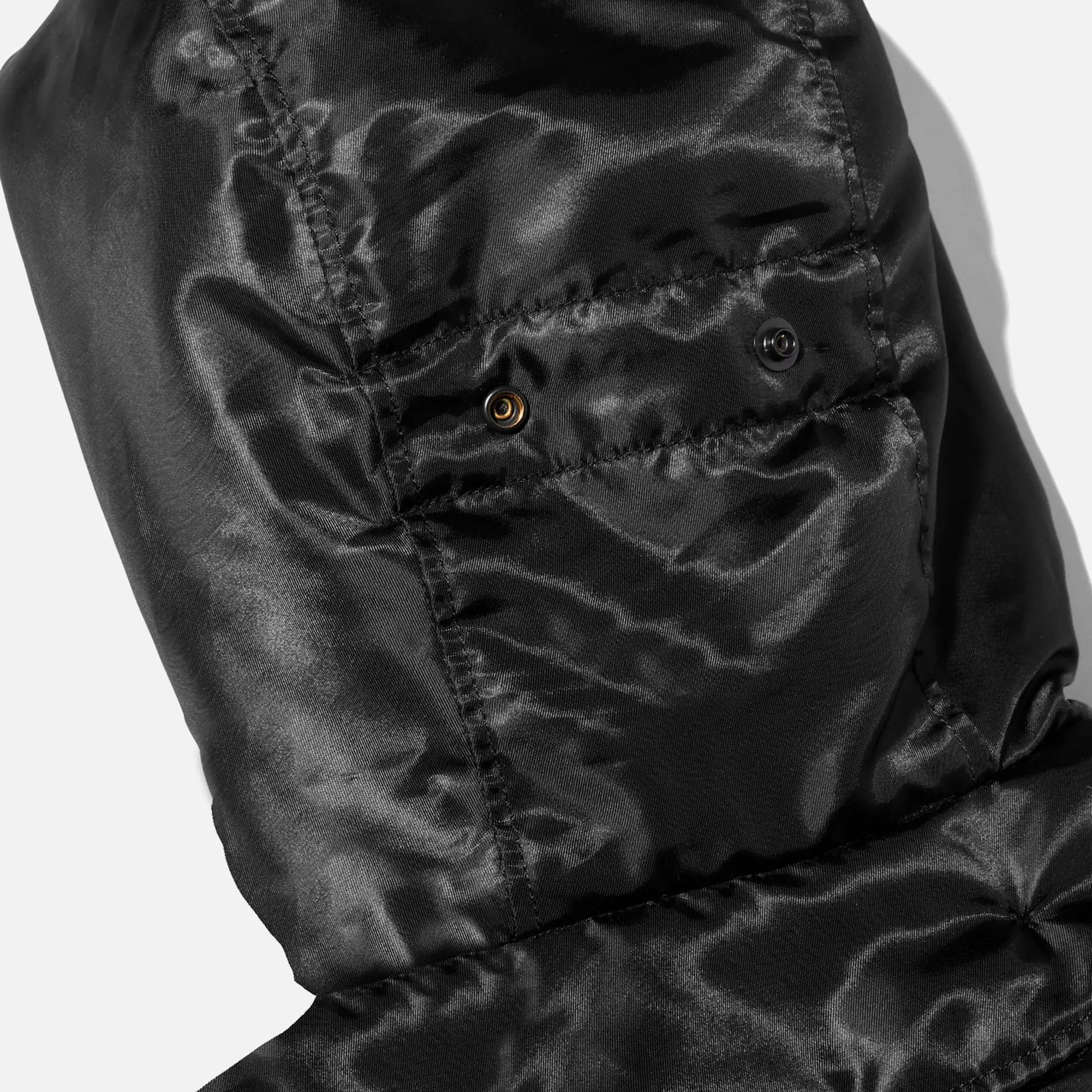 Engineered Garments Liner Jacket - Black Polyester Pilot Twill