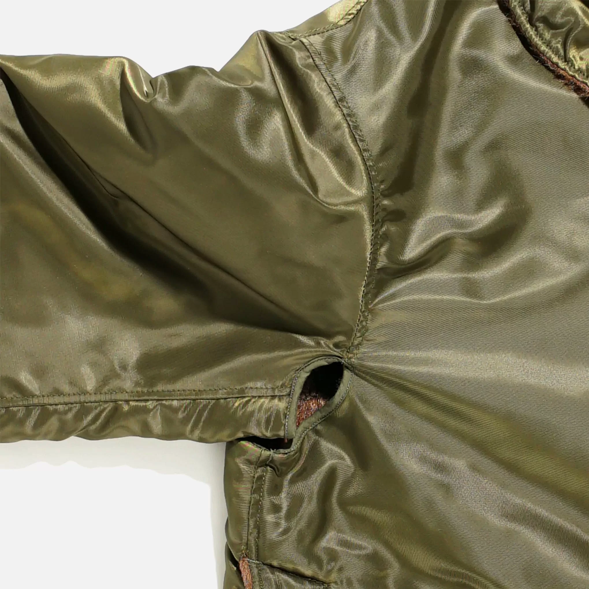 Engineered Garments Liner Jacket - Olive Polyester Pilot Twill