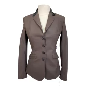 Equiline 'GAIT' Custom X-Cool Show Coat in Brown w/Black Accents - Women's IT 40/US 6