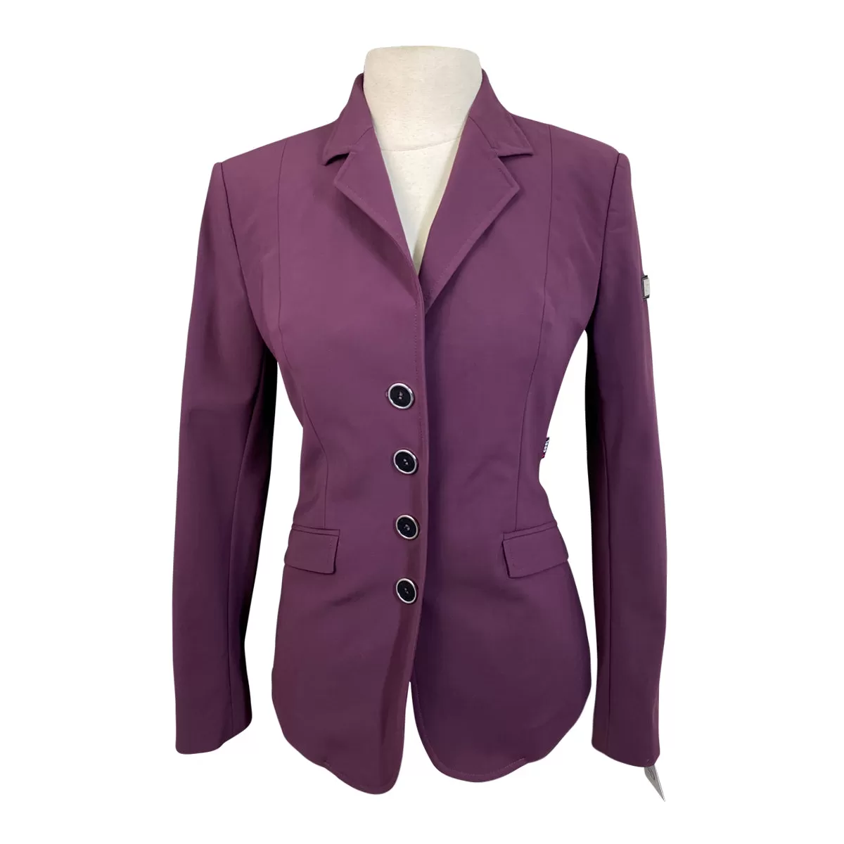 Equiline 'GAIT' X-Cool Show Coat in Bordeaux - Women's IT 48 (US 14)