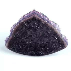 Exclusive Rare Watermelon TOURMALINE Gemstone Carving : 151.00cts Natural Untreated Pink Tourmaline Hand Carved Flower 80*59mm (With Video)