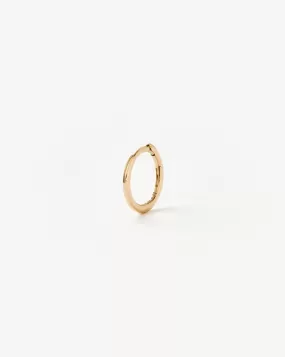 Fine Classic Single Small Hoop Earring